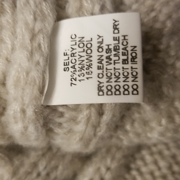 Pinch Cable Knit Mini Sweater Dress, Light Grey, S/M  $45 - Picture 7 of 10